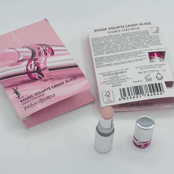 YSL Rouge Volupte Candy Glaze Double Care Balm Travel Size 3p Set | NIB. - Picture 3 of 4